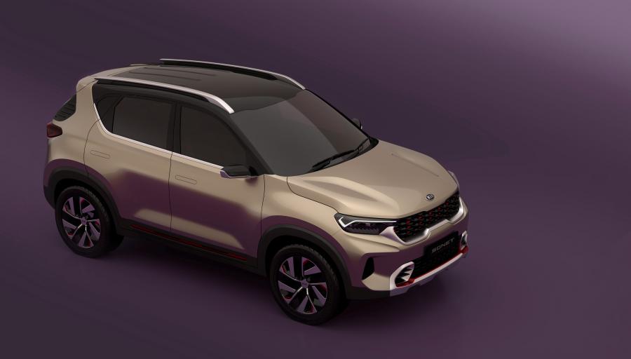  Kia Sonet Concept 2020 года  (фото 3 из 5)
